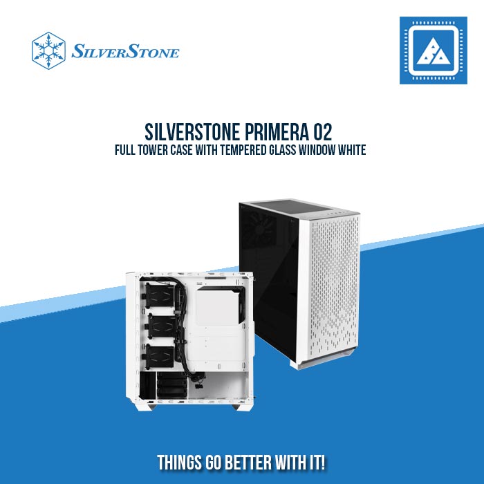 SILVERSTONE PRIMERA 02FULL TOWER CASE WITH TEMPERED GLASS WINDOW BLACK|WHITE SILVERSTONE PRIMERA 02FULL TOWER CASE WITH TEMPERED GLASS WINDOW BLACK|WHITE